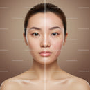 Clear Skin Transformation of Young Woman with Acne Treatment