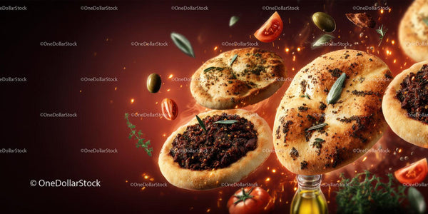 Gourmet Calzones z Pikantną Pepperoni i Ziołami na Pyszne Przekąski