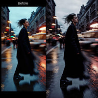 portrait photography edit with Pensiveness Lightroom presets