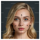 Facial Mapping and Contouring on Young Woman for Beauty Enhancement