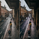 urban photography edit with Cinematic Dark Streets Lightroom presets