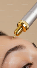 Close-Up of Cosmetic Device Performing Facial Skin Rejuvenation