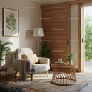 Cozy armchair corner with natural light and greenery
