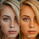 Vintage Warm No Grain XMP presets color grading preview