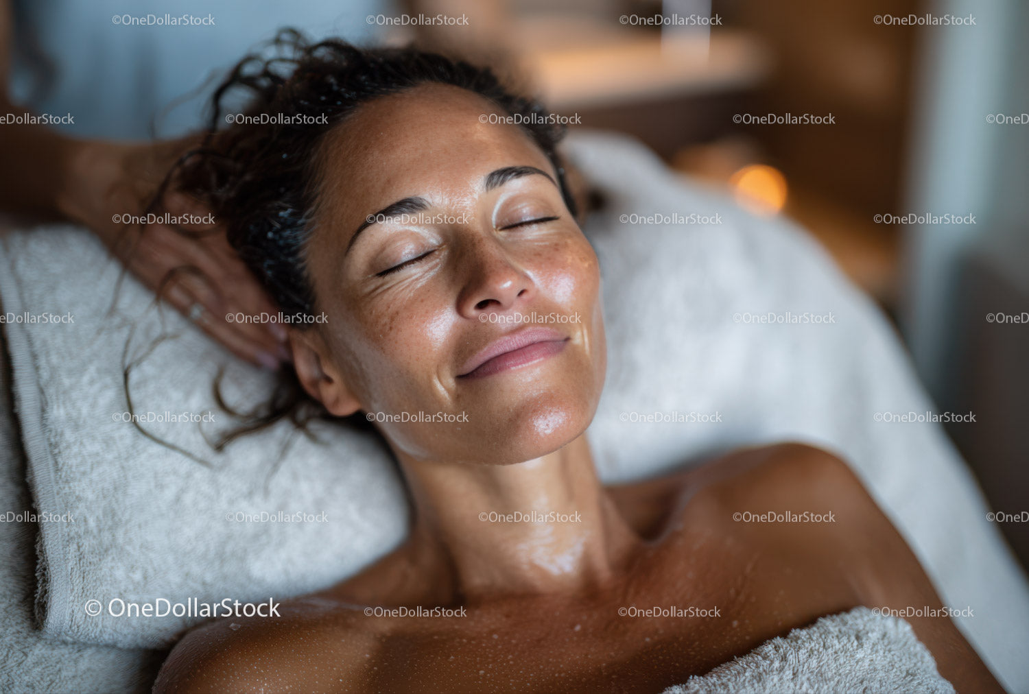 Relaxing Facial Massage in Spa Setting for Skin Rejuvenation