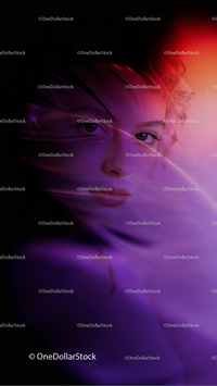 Before and after Pink Quills Photo Overlays effect
