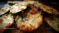 Crispy Baked Zucchini Slices for Healthy Snack or Appetizer