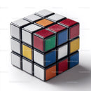 Colorful Rubik's Cube with Vibrant Red, Blue, Green, Yellow, and White Colors