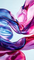Abstract Fluid Art with Vibrant Swirls and Liquid Flow