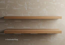 Minimalist Wooden Wall Shelves for Modern Interior Decoration