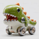 Futuristic Toy Robot with Large Eyes and Bunny Ears for Kids