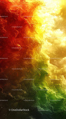 Vibrant Fire and Energy Abstract Background
