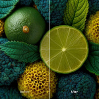 Before and after Botanics LUT Pack effect
