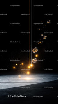 Futuristic Digital Explosion With Sparks and Energy Burst Visualization