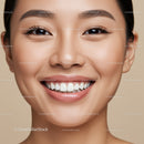 Close up of happy young woman with radiant smile