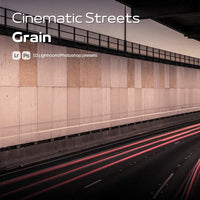 Cinematic Streets Grain Lightroom presets cover preview