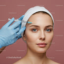 Woman Receiving Medical Botox Injection for Youthful Skin