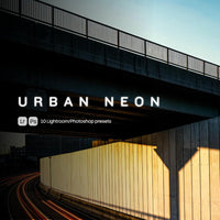 Urban Neon Lightroom presets cover preview