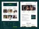 FitCoach Framer template website sections preview