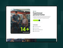 FitCoach Framer template responsive layout preview