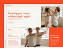 Flexora Framer template homepage preview