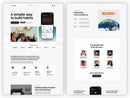 Habitline Framer template website sections preview