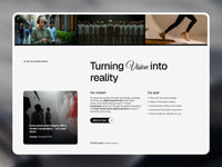 Ignitex Framer template website sections preview