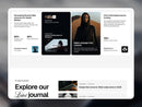 Ignitex Framer template design preview