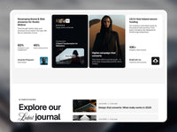 Ignitex Framer template design preview