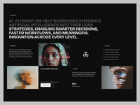 Altrion Framer template website sections preview