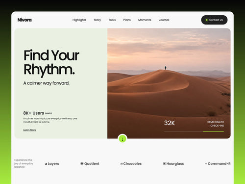 Nivora – Website Template for AI Agents