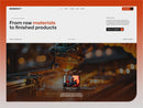 Manufact Framer template homepage preview