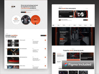 Manufact Framer template responsive layout preview