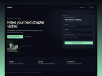 Morrow Studio homepage preview with a split hero, inquiry form, mint CTA and editorial image