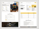 Movilo Framer template design preview