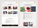 Movilo Framer template website sections preview