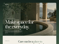 Screenshot of the delivered NERRA HTML landing page, showing its hero and opening brand statement