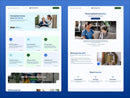 Nursing Care Framer template responsive layout preview