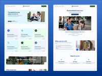 Nursing Care Framer template responsive layout preview