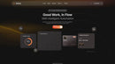 Scrolling preview of the Aveniq AI automation landing page, from dashboard hero through features, editorial imagery, pricing, FAQ, and footer