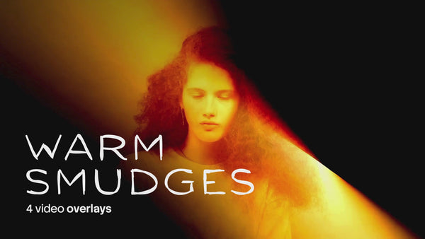 Warm Smudges Video Overlays (4 MP4 Files)