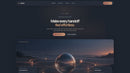 Scroll preview of Avenor showing the responsive workflow landing page and its illustrative sections.