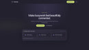 Scroll preview of Tandemly's one-page workflow template, showing process cards, page sections, FAQs, and footer.