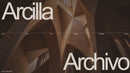 A 44-second Arcilla Archive scroll preview from the brick hero through the project timeline and closing section.