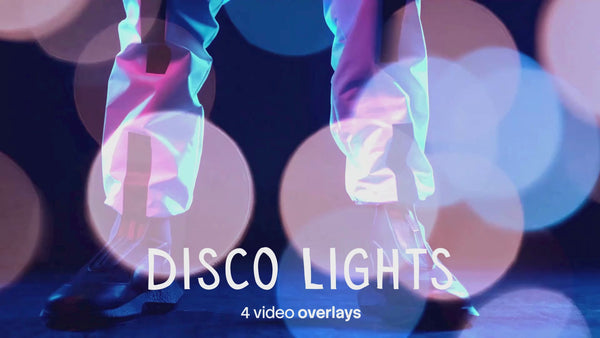 Disco Lights Video Overlays (4 MP4 Files)