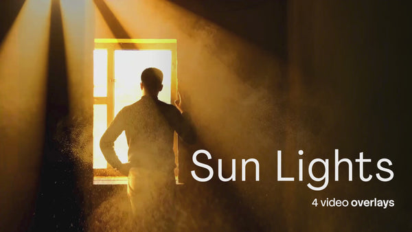 Sun Lights Video Overlays (4 MP4 Files)