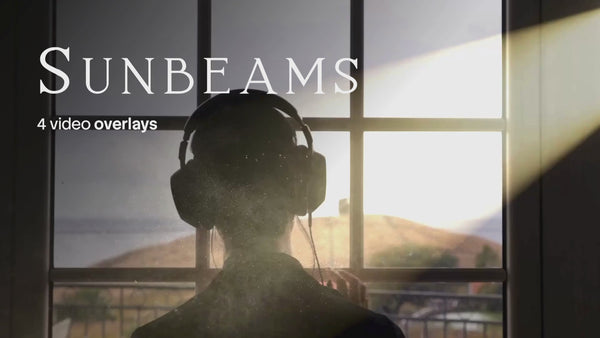 Sunbeams Video Overlays (4 MP4 Files)