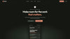 Scrolling preview of the Kintra one-page collaborative workspace website template