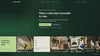 A 37.8-second scroll preview of the Moss & Metric one-page creative studio template, from the forest-green hero through its portfolio and contact section.