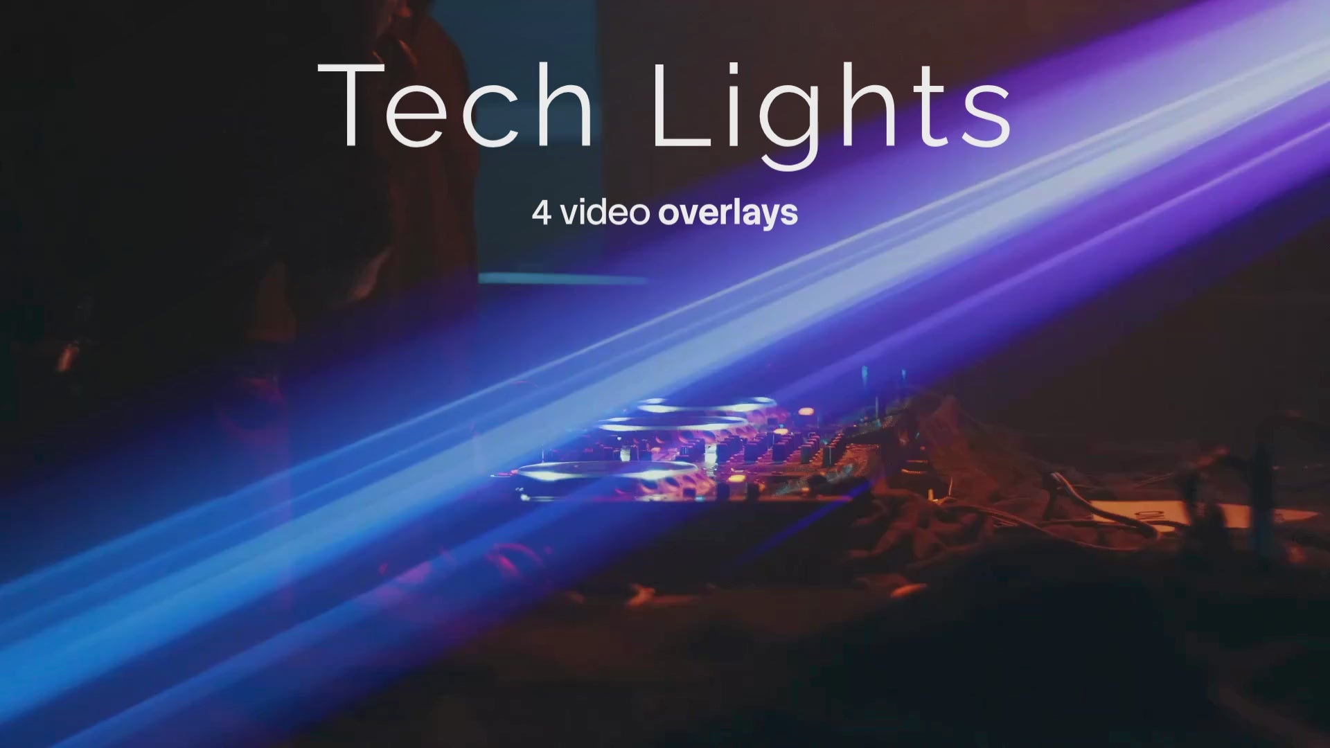 Tech Lights Overlays (4 MP4 files)